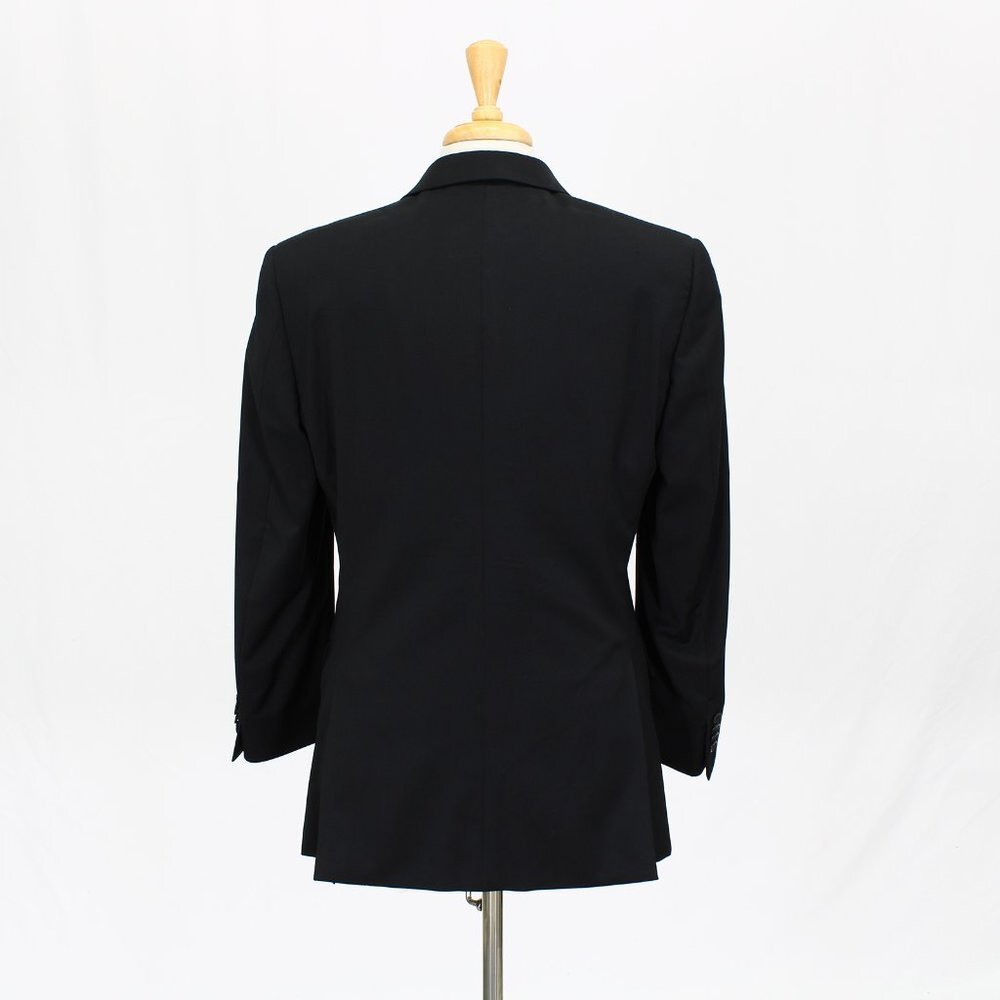 John Varvatos 40r Black Solid 2-Button Sport Coat… - image 7